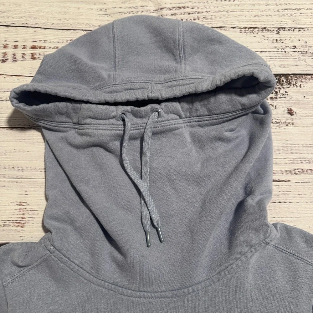 Nike Pullover Hoodie Long‎ Sleeve Mock Neck Sweatshirt Blue Women's Size Small
